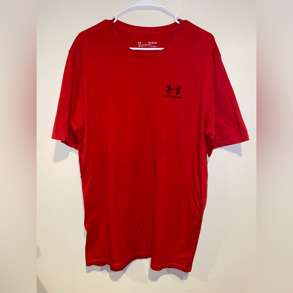 Under Armour Red XL Tall HeatGear T-Shirt